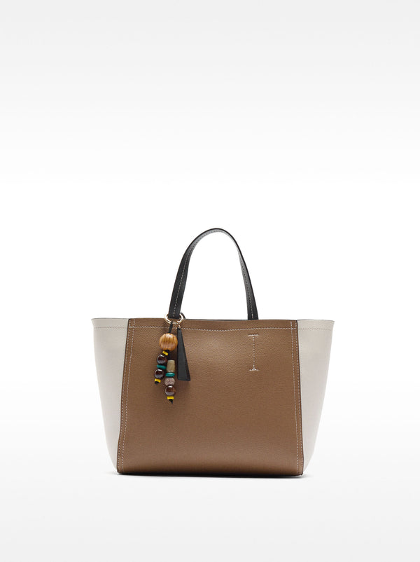 Color Block Tote Bag