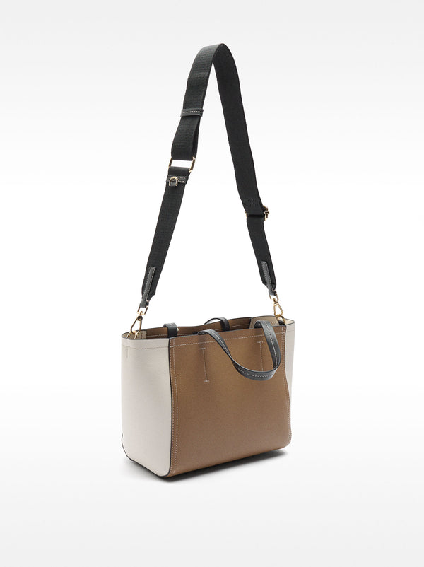 Color Block Tote Bag