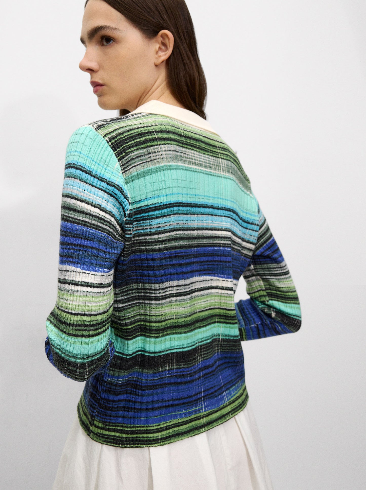 Striped Knit Sweater