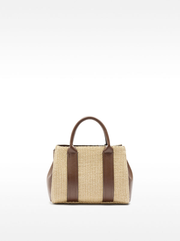 Raffia Effect Tote Bag