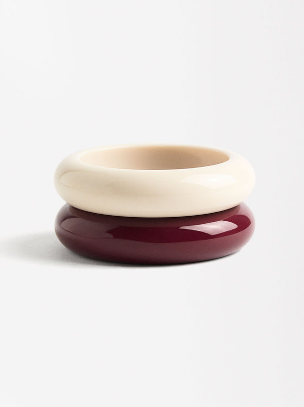 Bicolor Bracelet Set