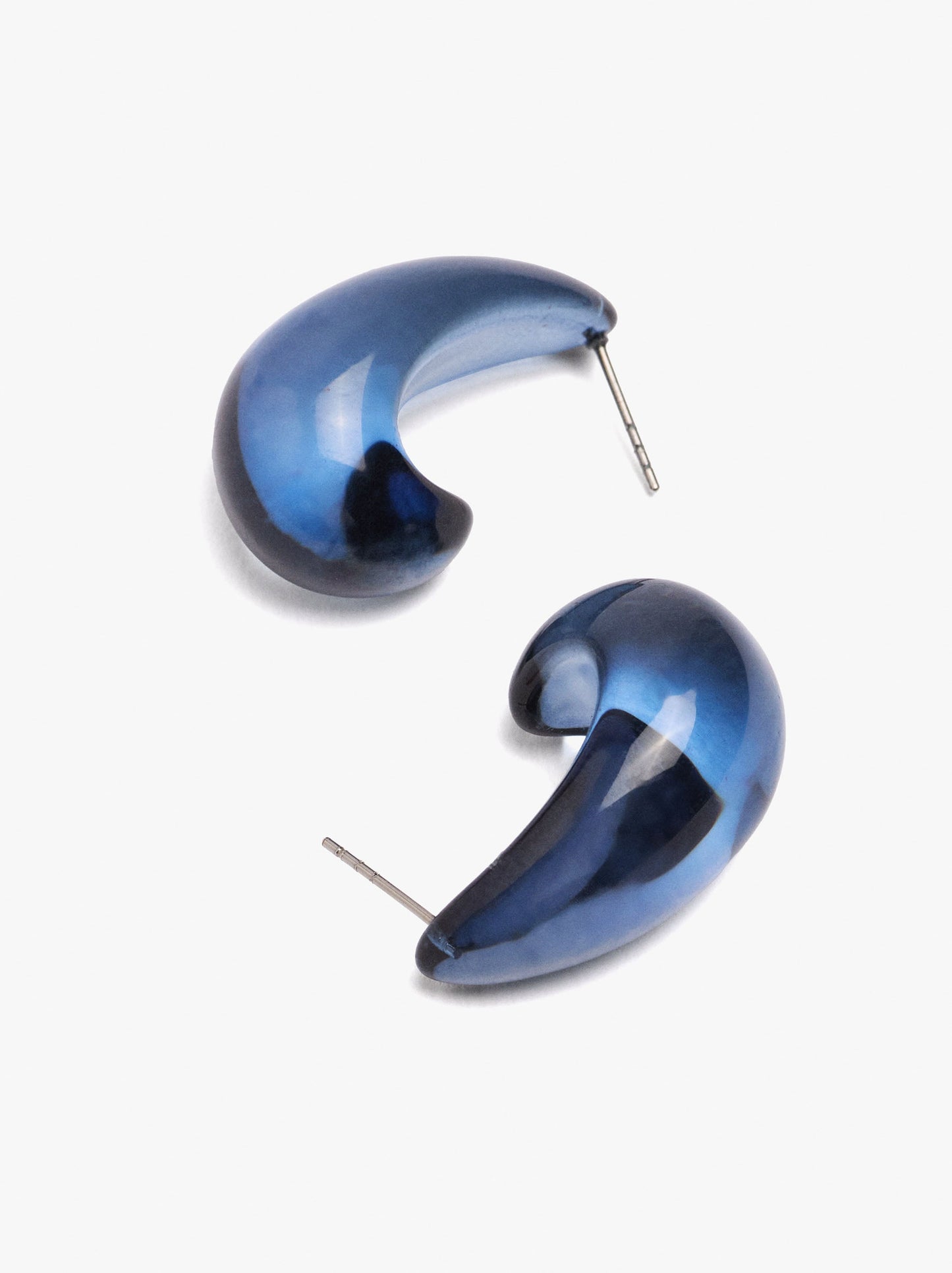 Transparent Resin Drop Earrings
