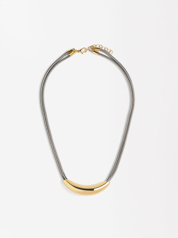 Bicolor Double Necklace