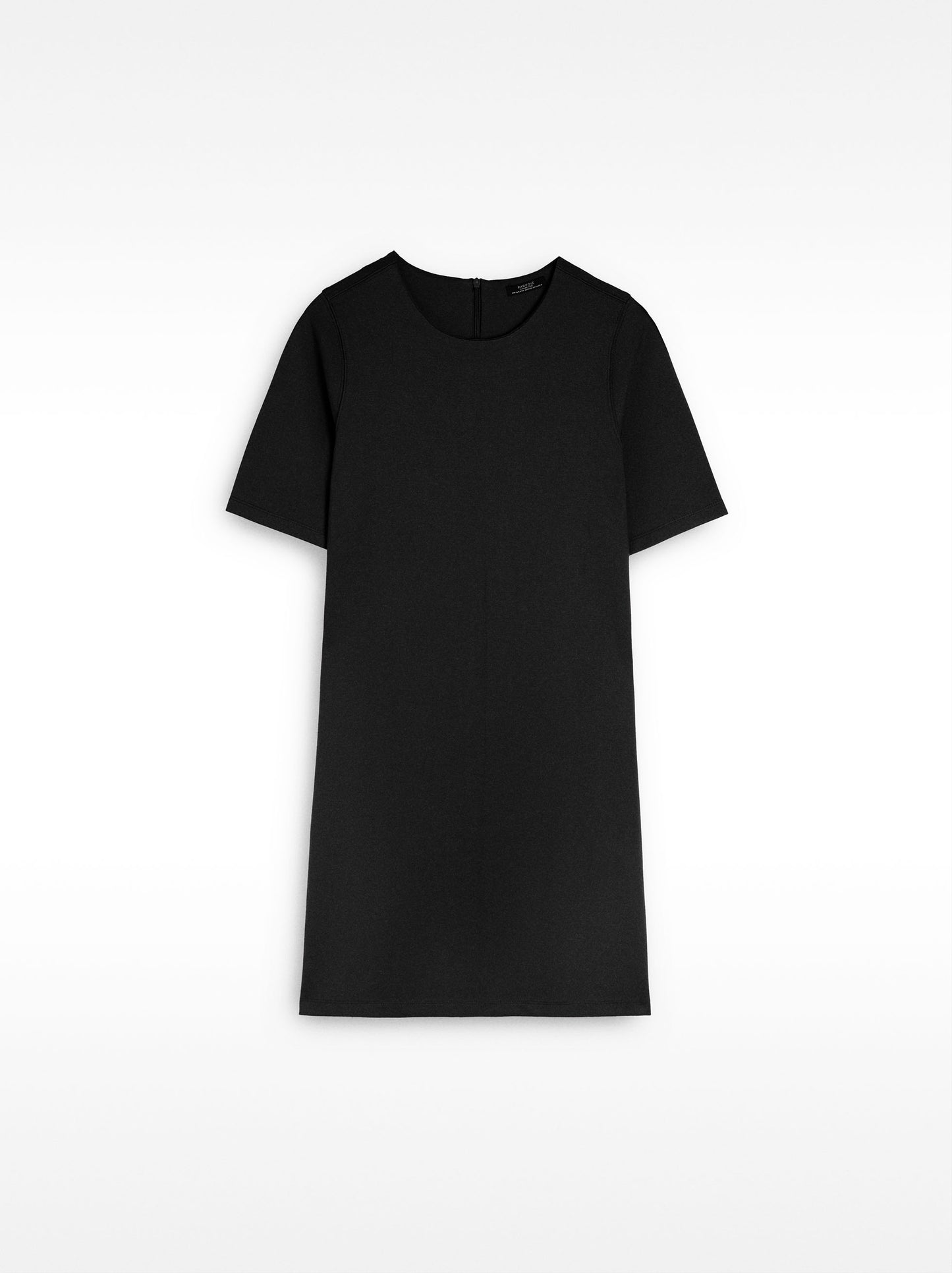 Short Dress With Round Neckline