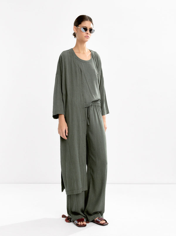 Midi Dress With Texture