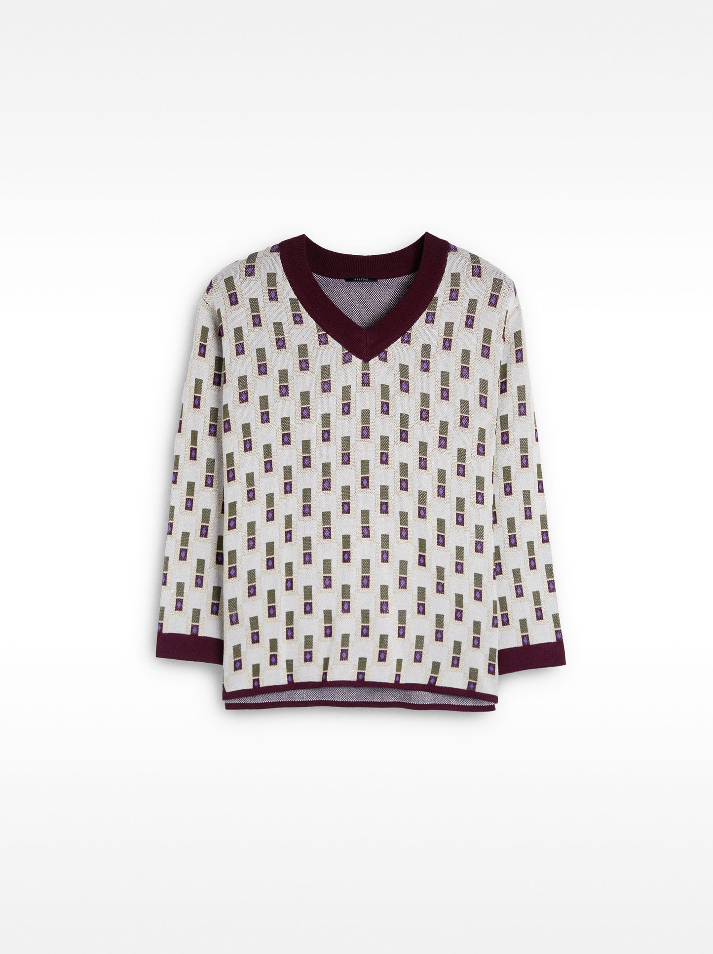 Jacquard Knit Sweater