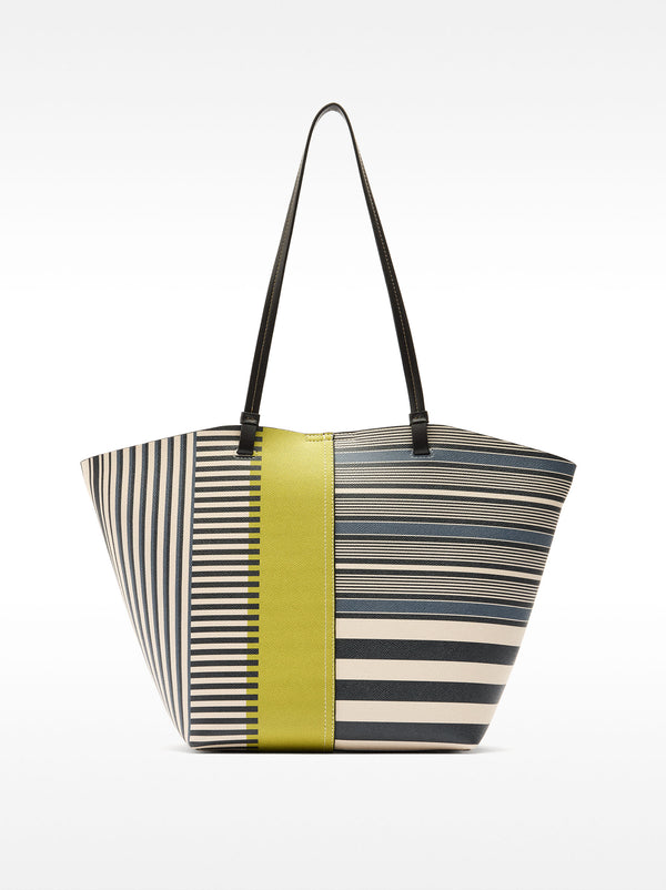Striped Shopper Bag
