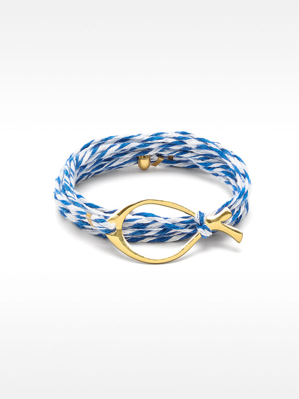 Adjustable Fish Bracelet - Stainless Steel