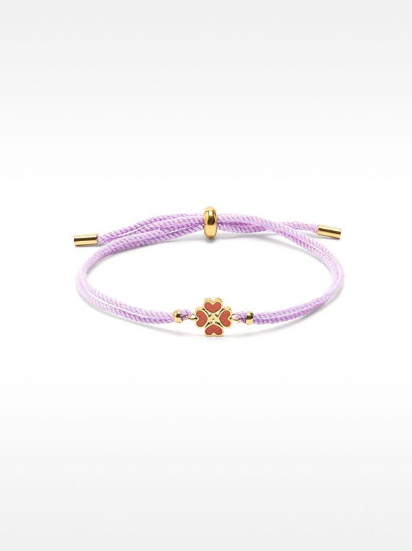 Adjustable Clover Bracelet - Stainless Steel