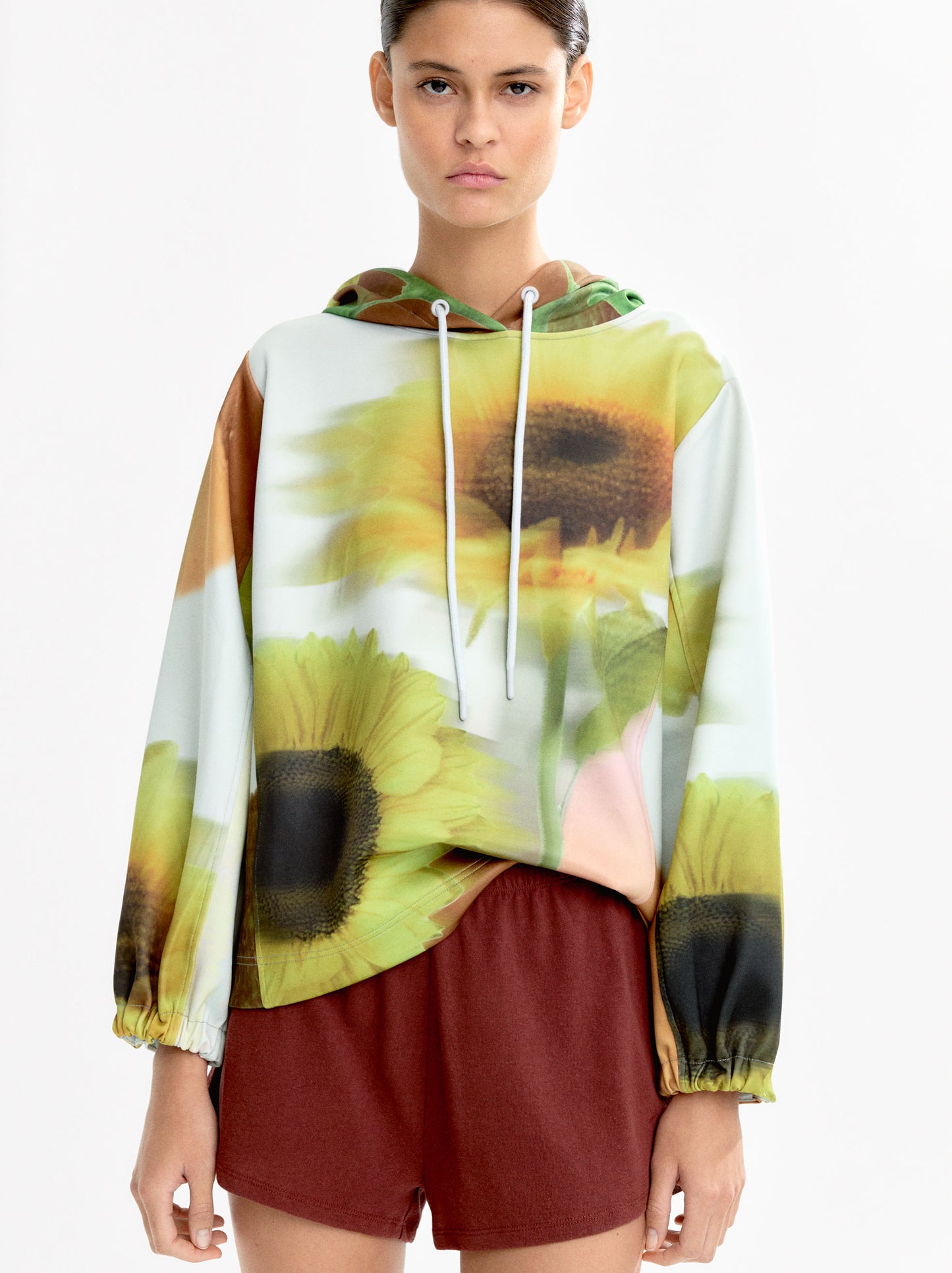 Floral Print Sweatshirt