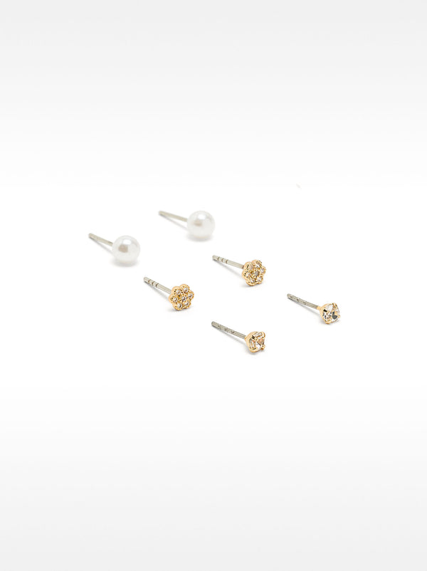 Earring Set With Zirconia