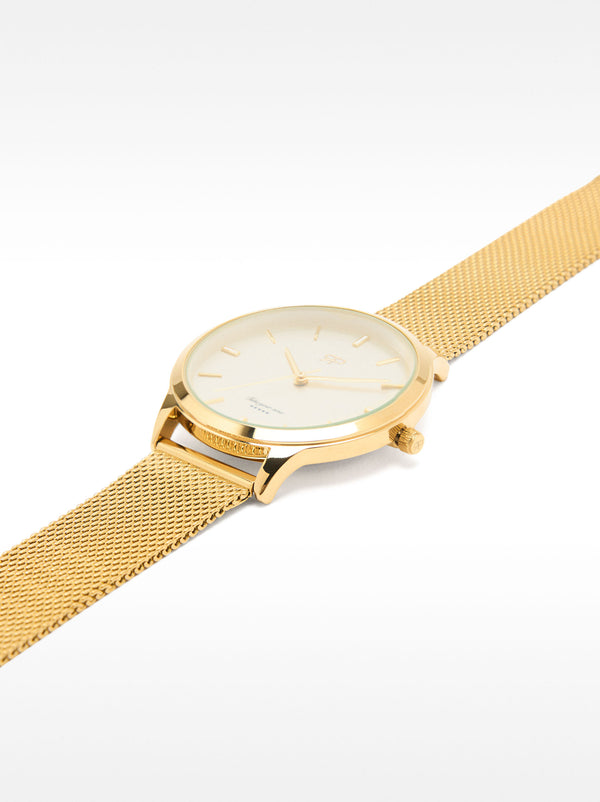 Watch With Stainless Steel Mesh Strap