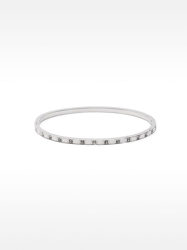 Bracelet With Crystals - Stainless Steel