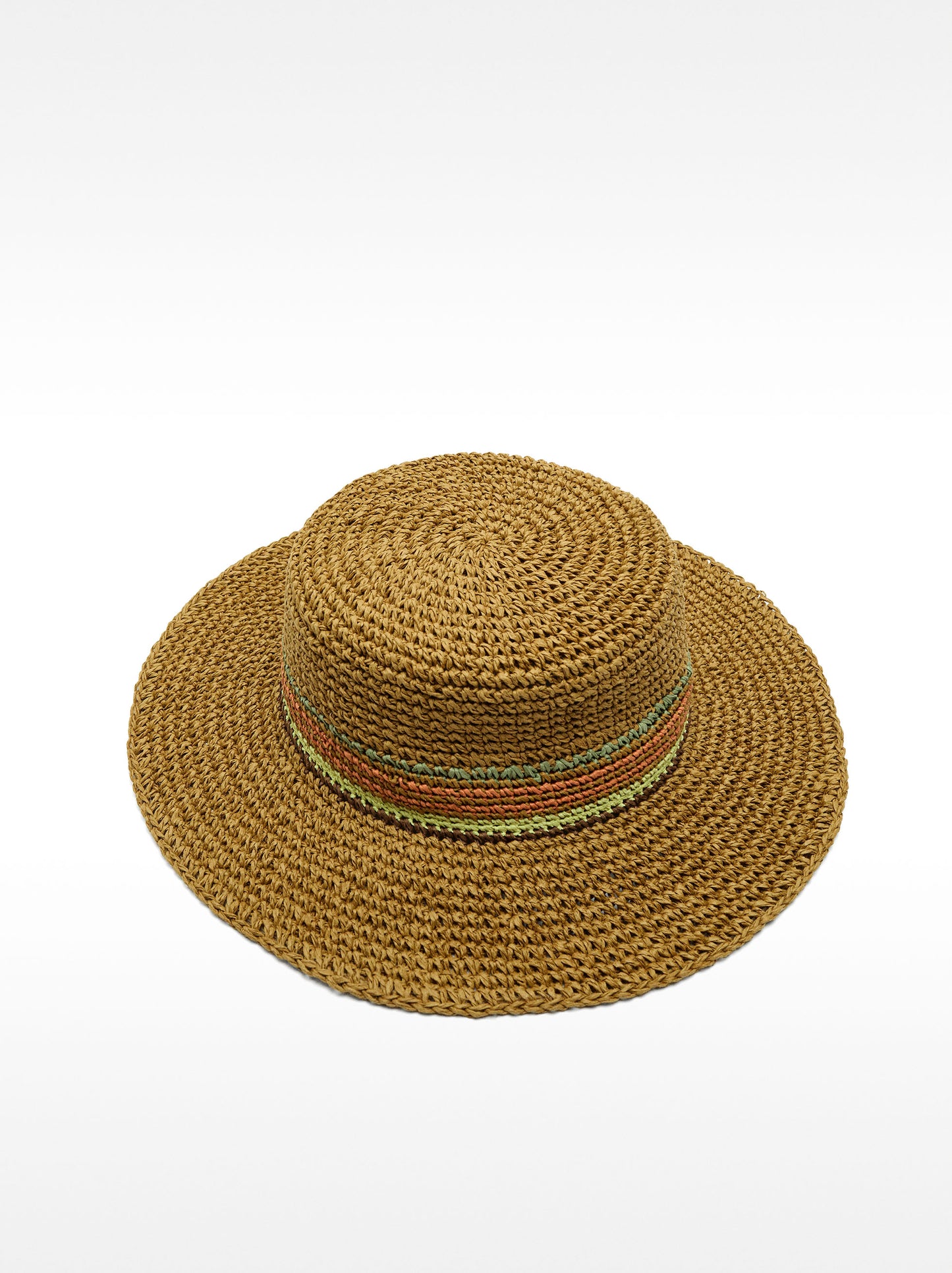 Straw-Effect Hat