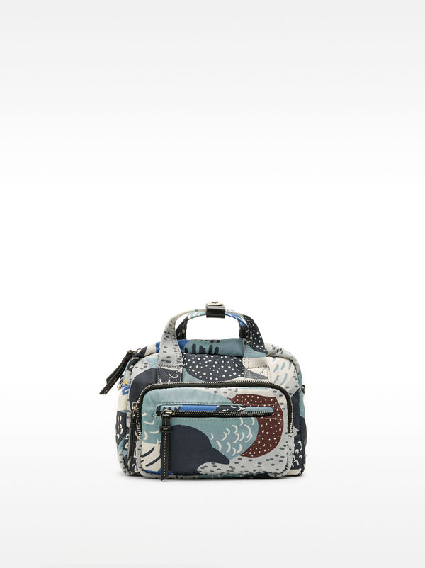 Printed Nylon Crossbody Bag