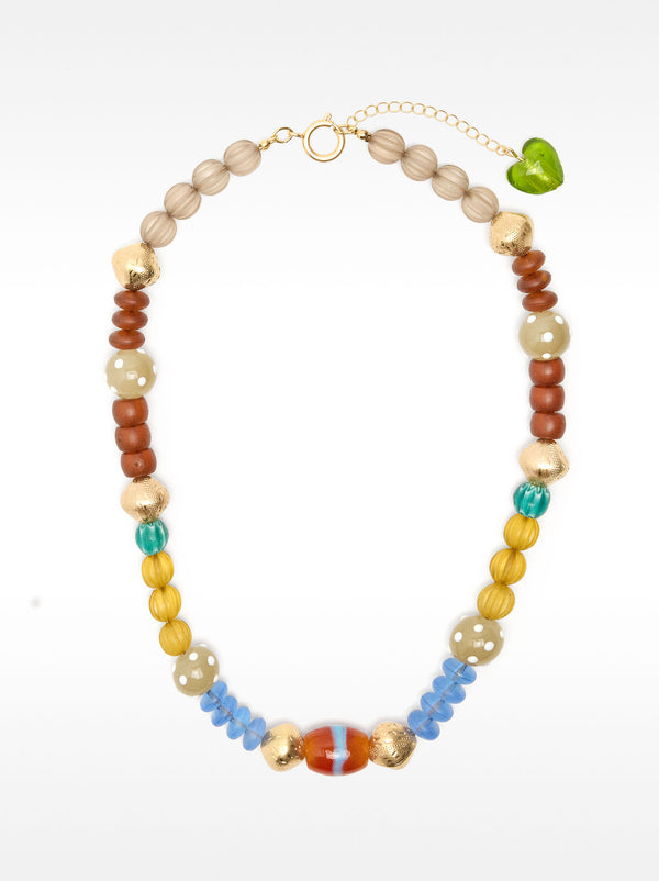 Beaded Glass Necklace