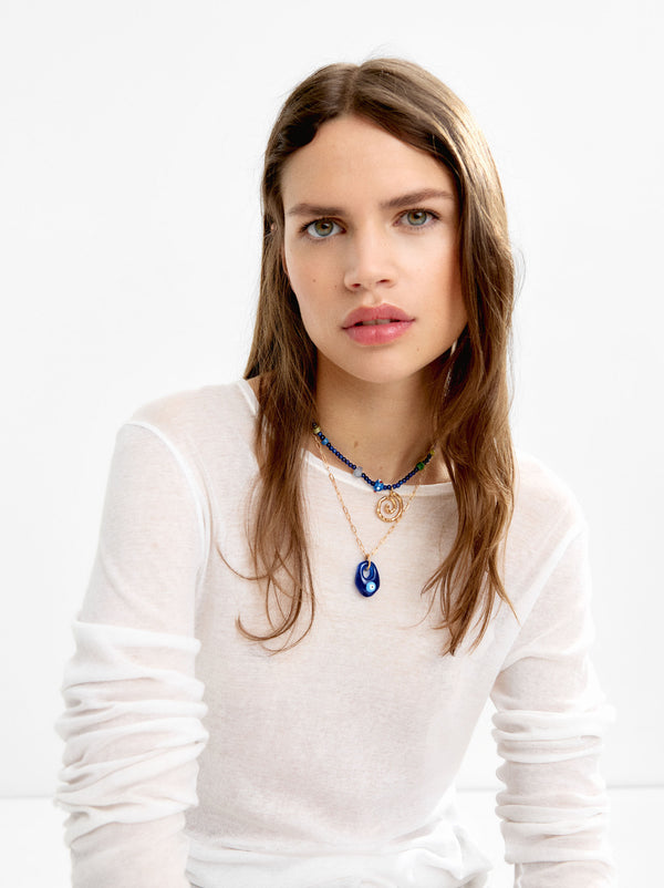 Set Of Chain And Bead Necklaces