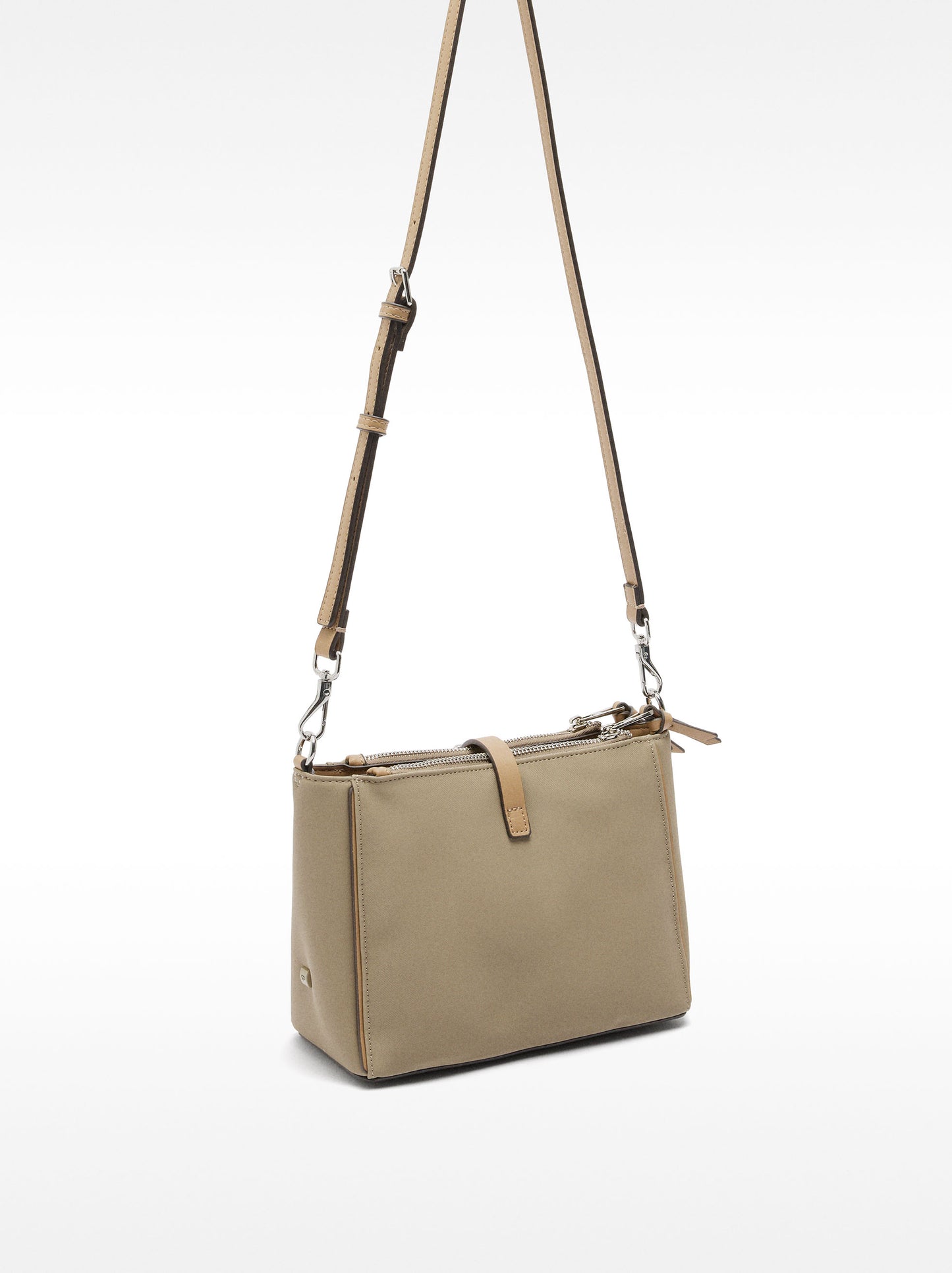 Nylon Effect Shoulder Bag