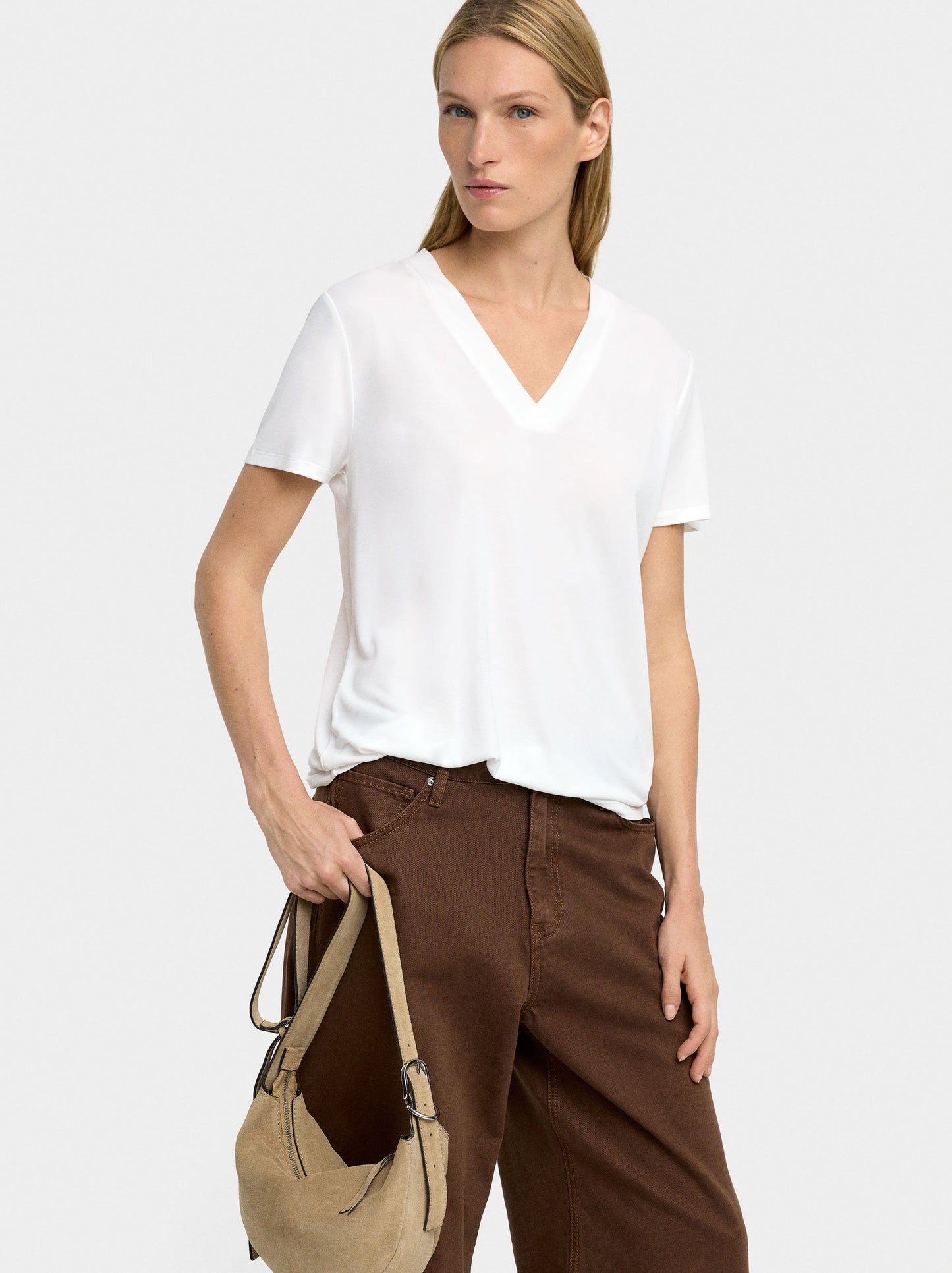 V-Neck Basic T-Shirt