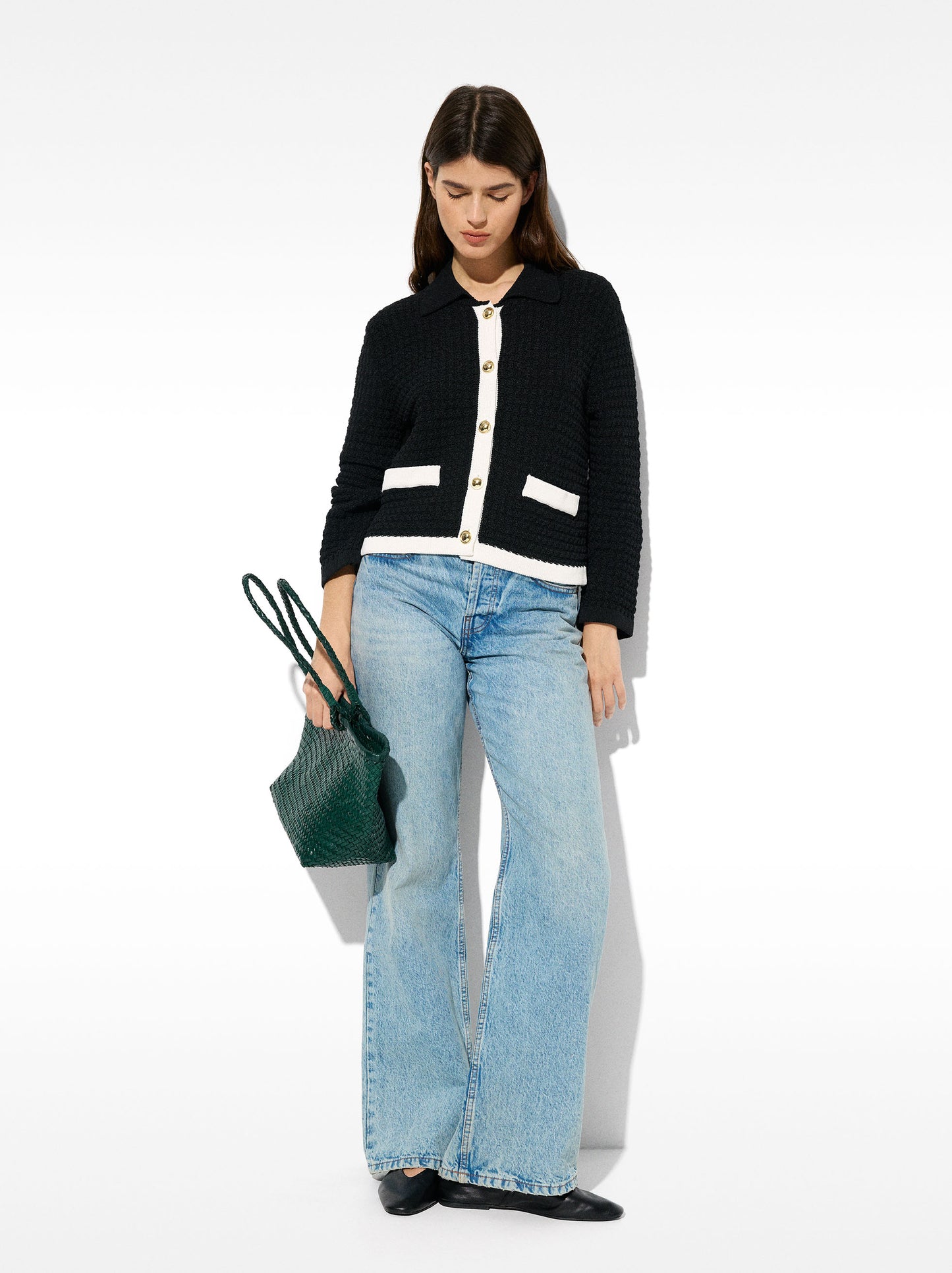 Textured Knit Cardigan