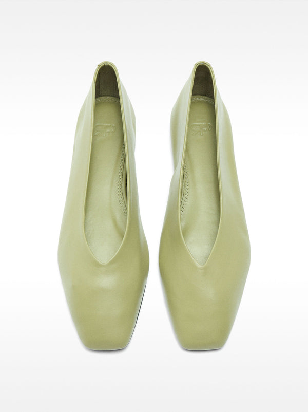 Plain Leather Ballet Flats