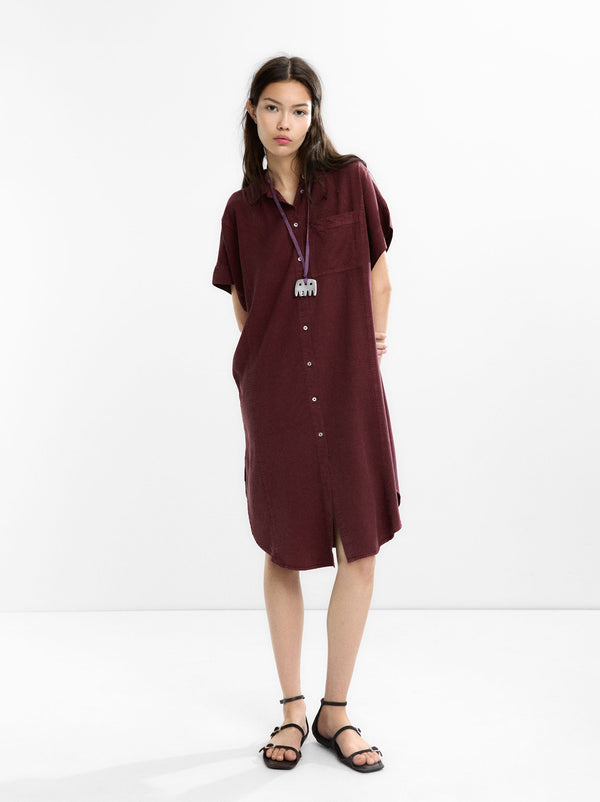 100% Lyocell Shirt Dress