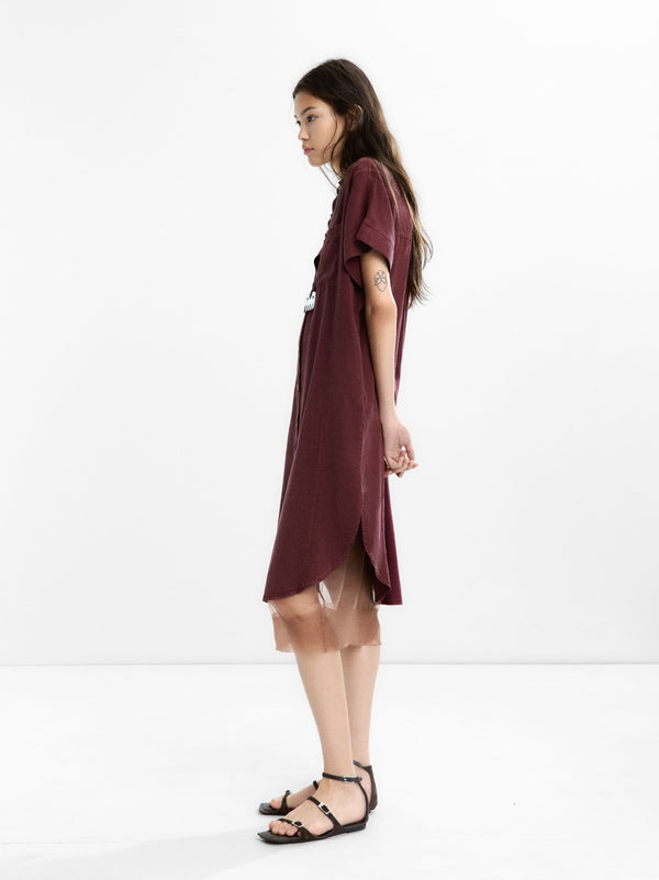 100% Lyocell Shirt Dress