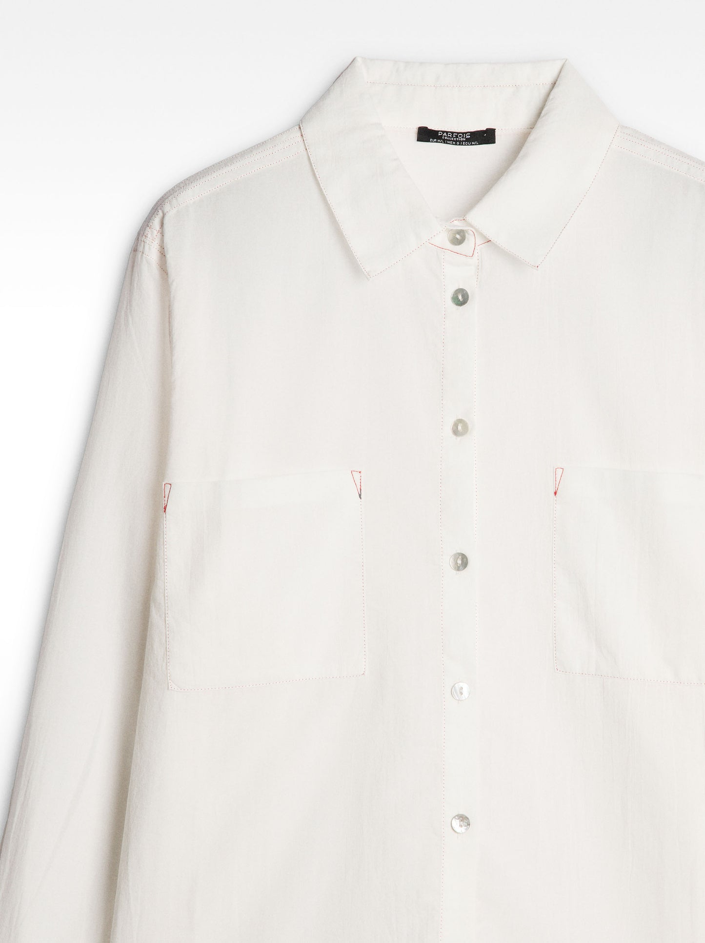 Semi-Transparent 100% Cotton Shirt