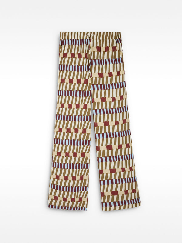 Printed Fluid Pants