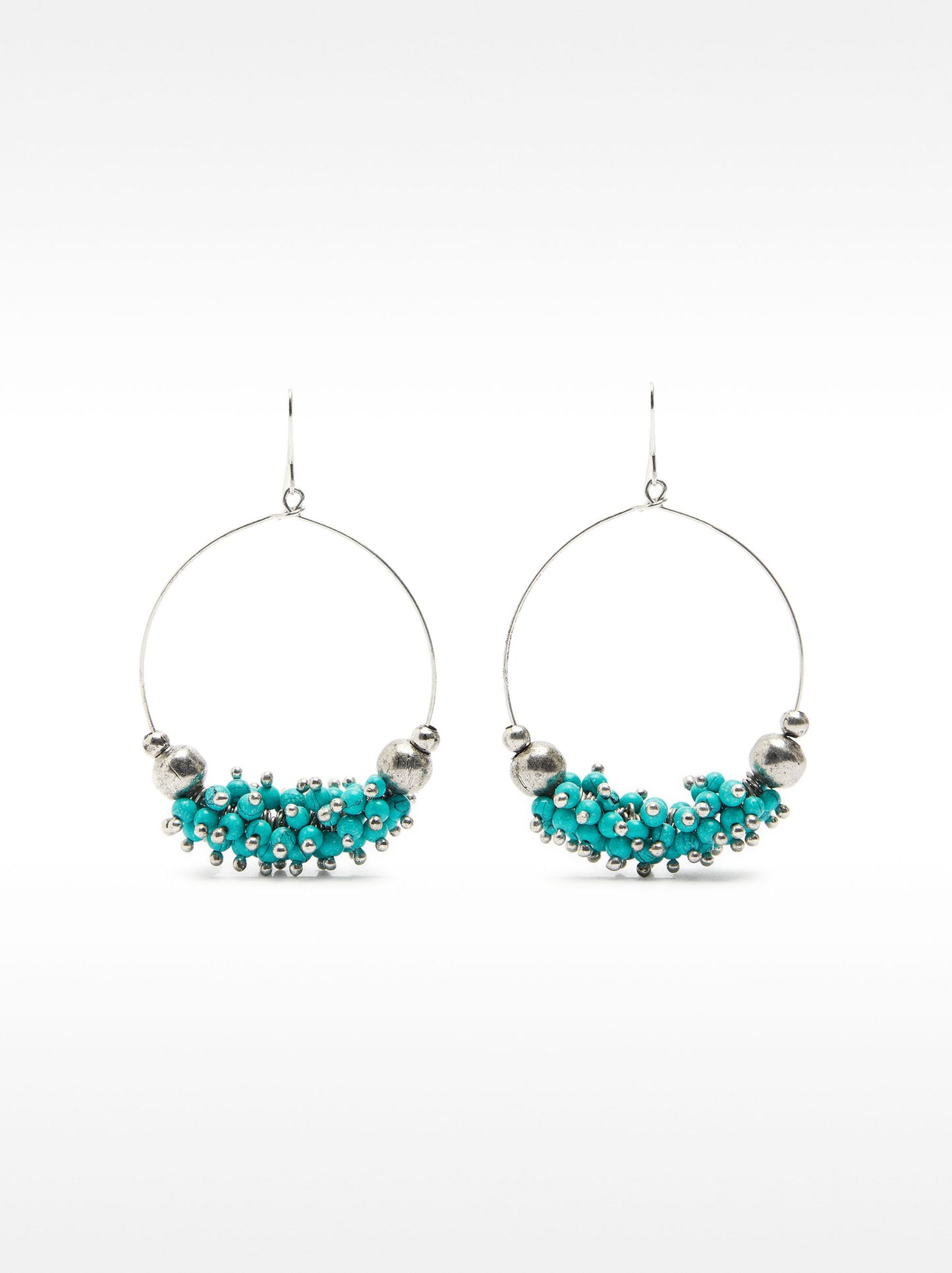 Hoop Earrings With Stones
