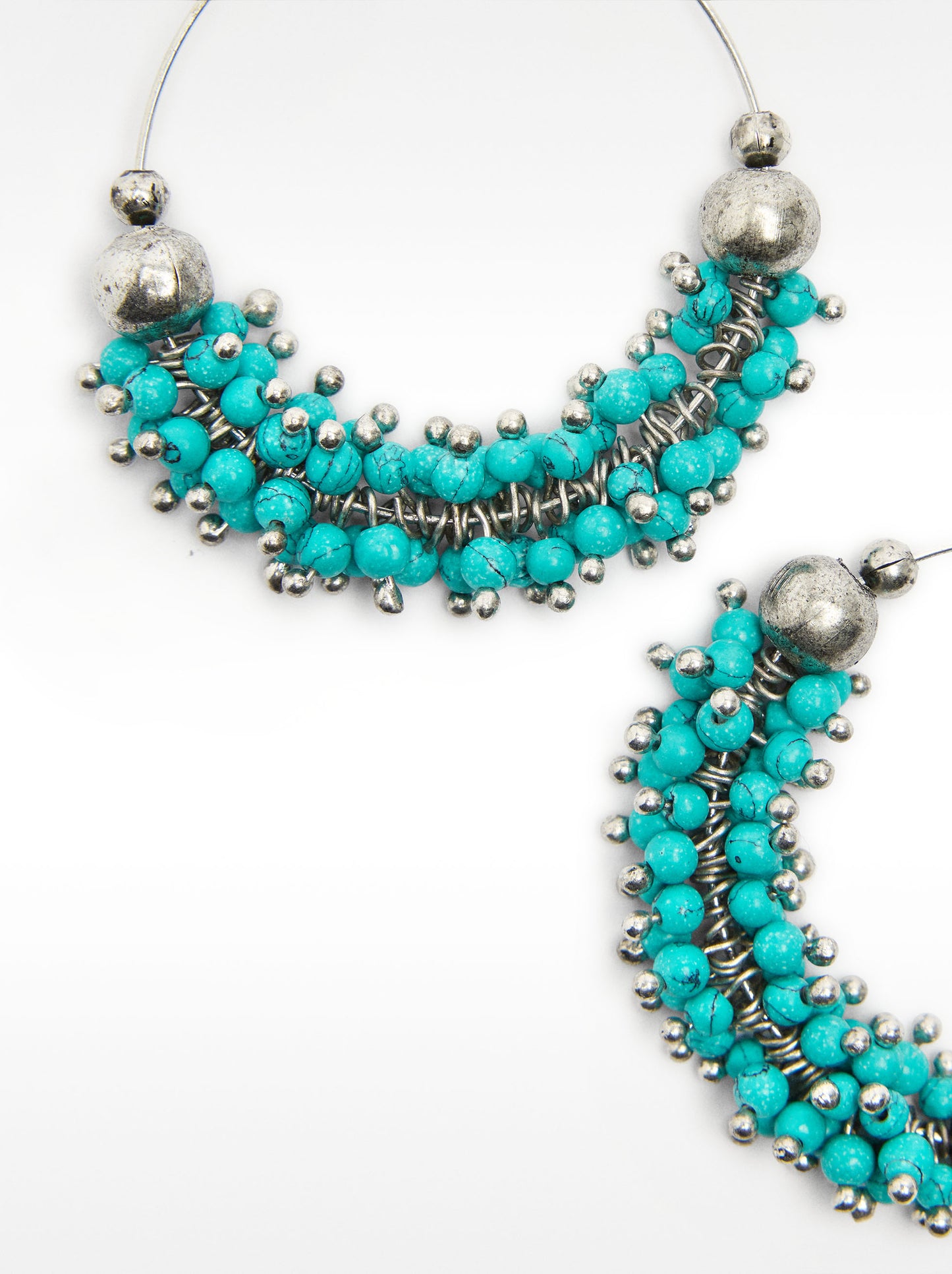 Hoop Earrings With Stones
