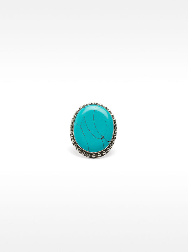 Round Ring With Stone