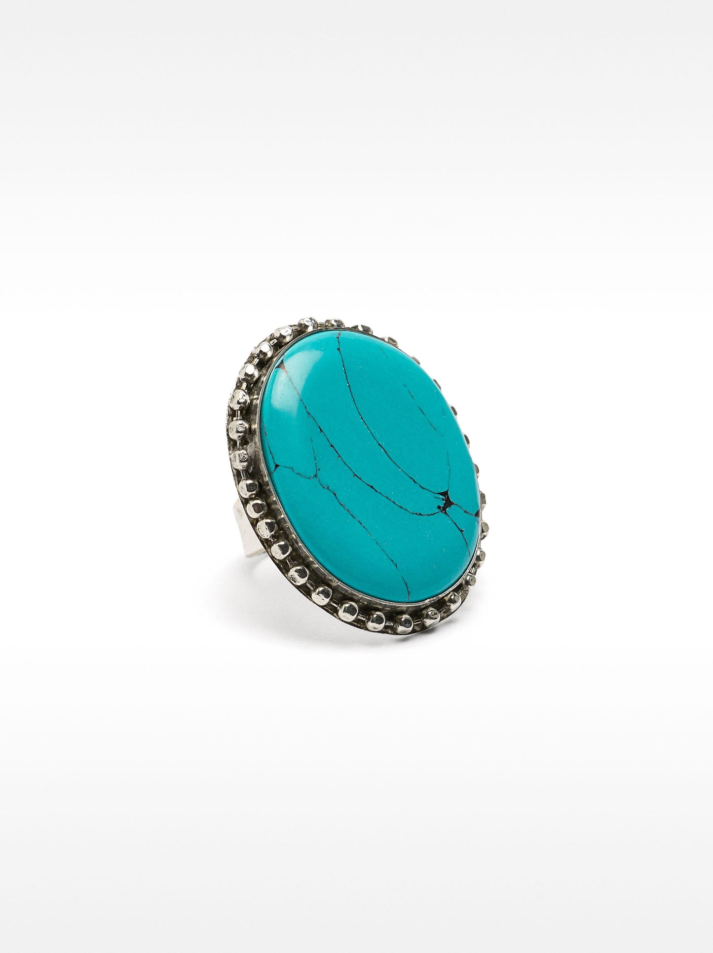 Round Ring With Stone
