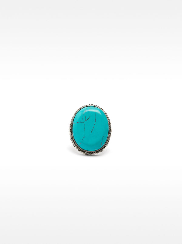Round Ring With Stone