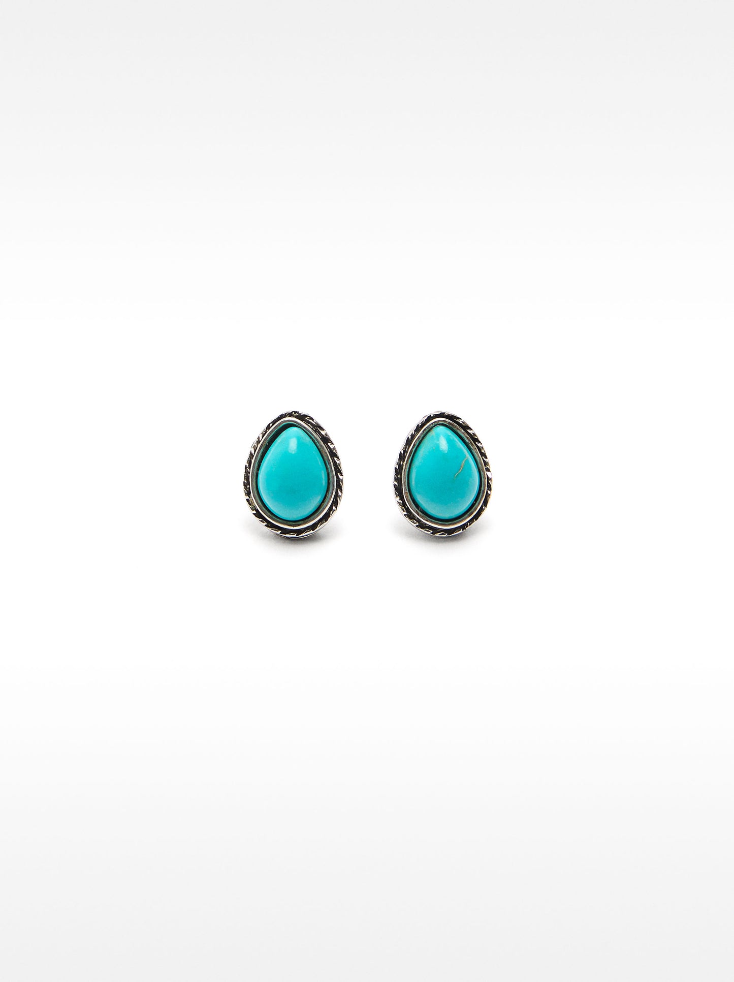 Oval Earrings With Stones