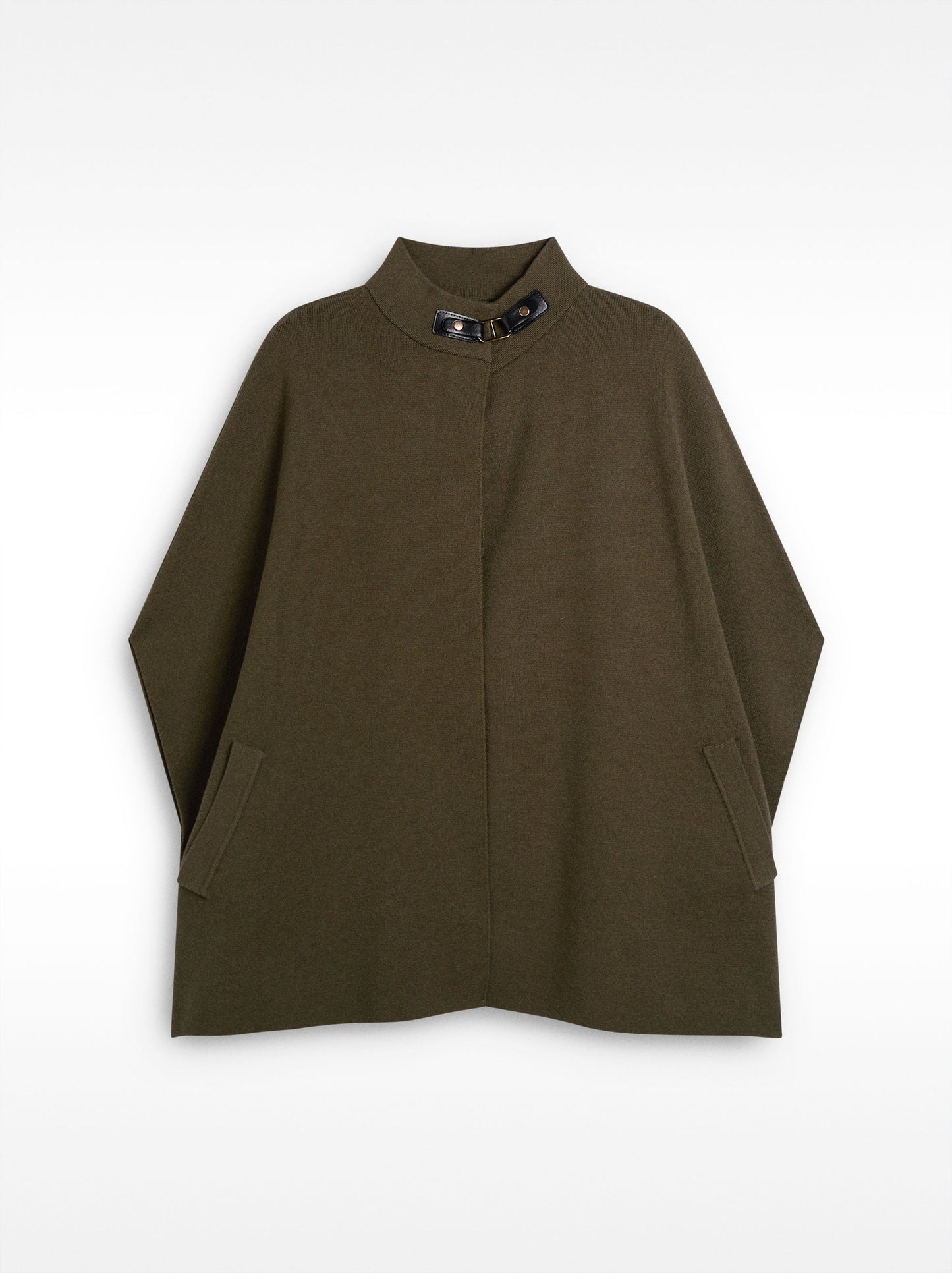 High-Neck Poncho