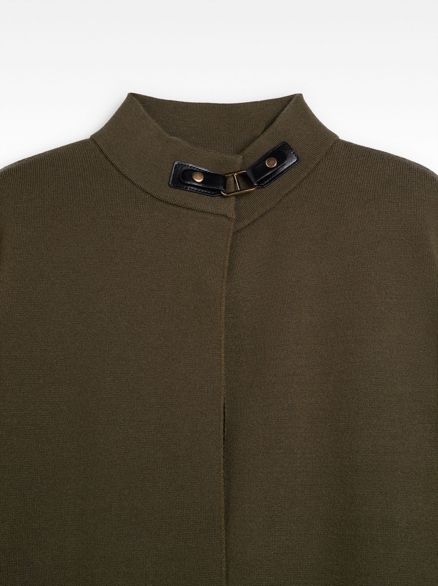 High-Neck Poncho