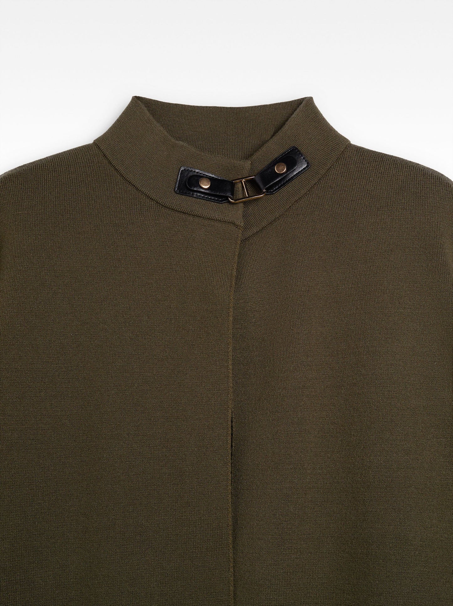 High-Neck Poncho
