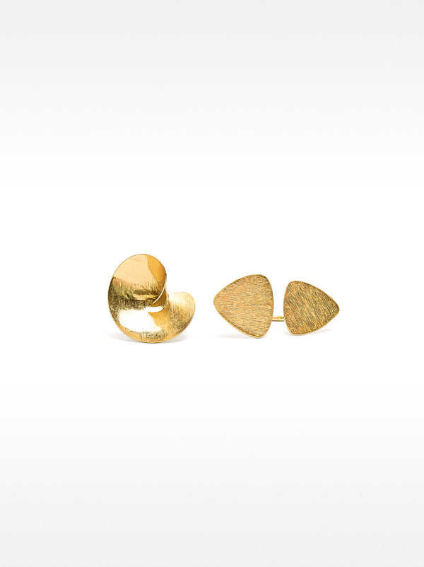 Brushed Effect Ring Set