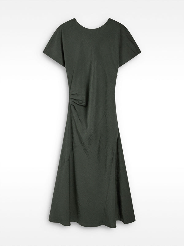 Draped Midi Dress