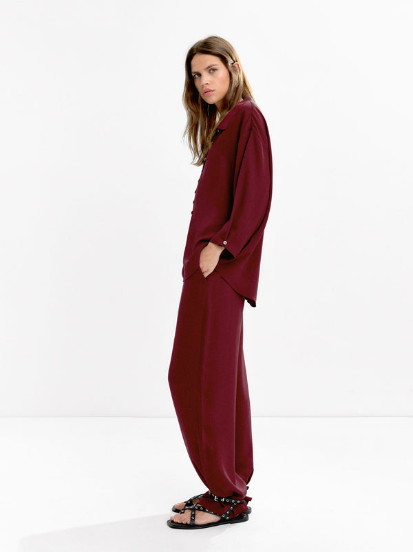 Flowing Long-Sleeve Shirt