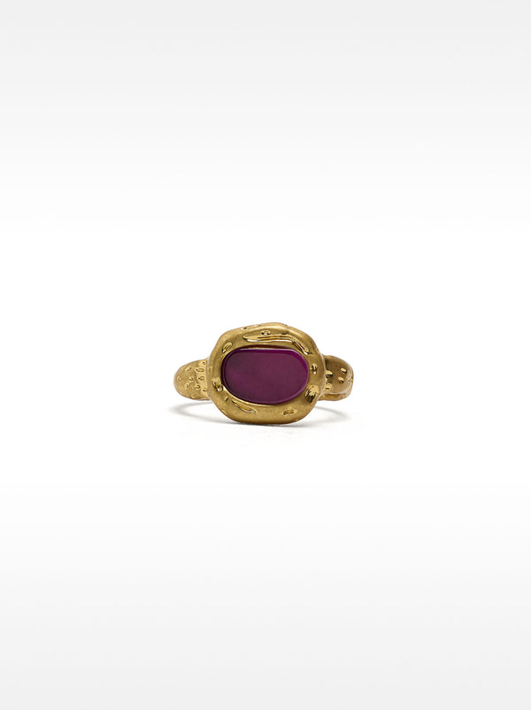 Ring With Colour Detail