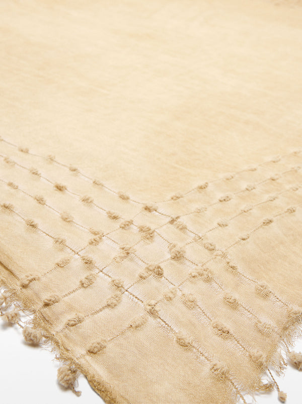 Pashmina Crossed Detail With Knots