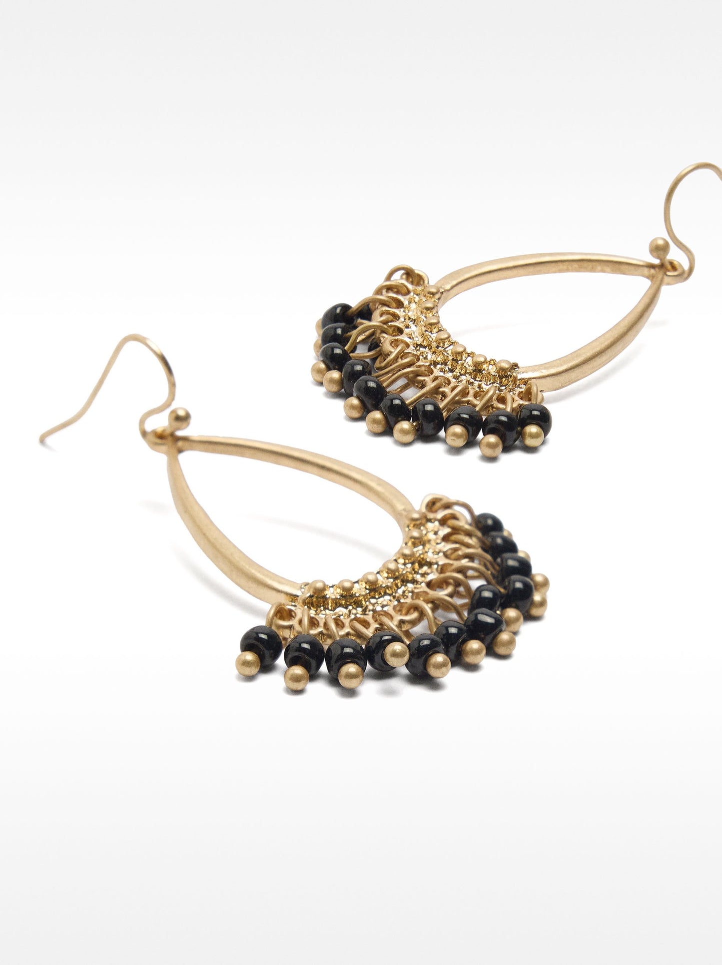 Drop Earrings With Beads