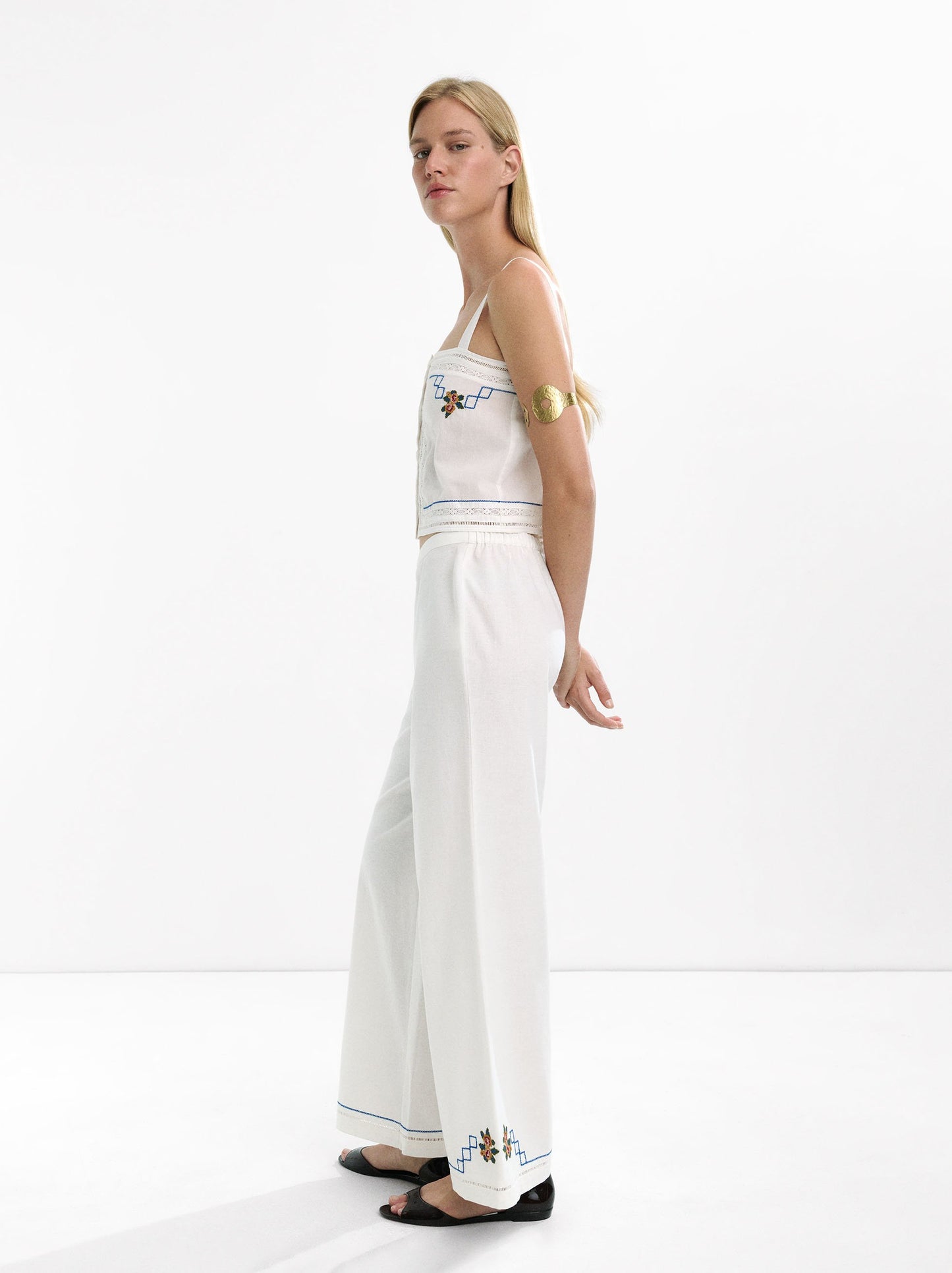 Embroidered Trousers