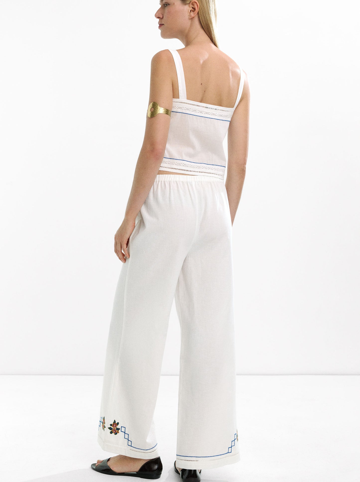 Embroidered Trousers