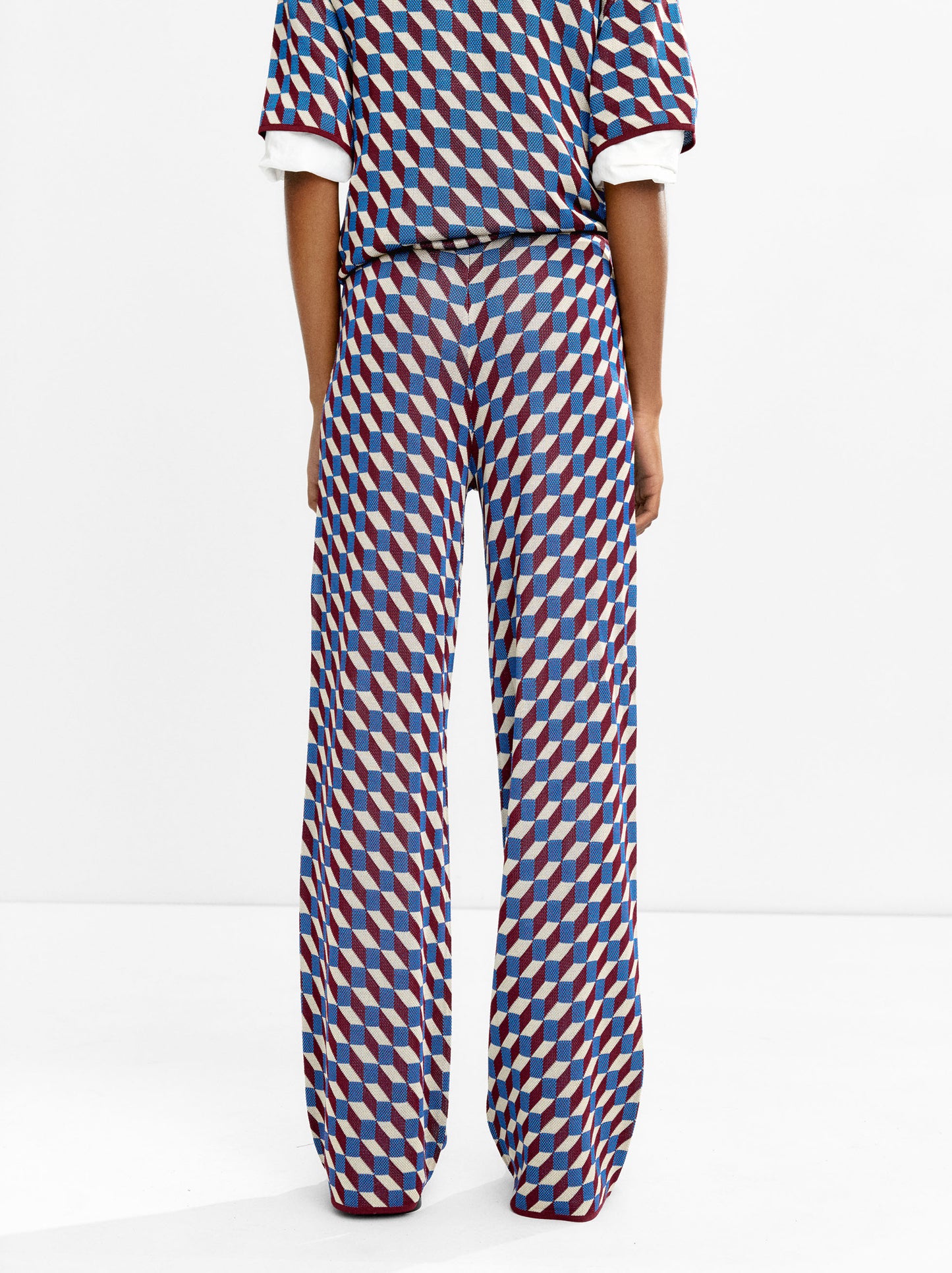 Patterned Knit Pants