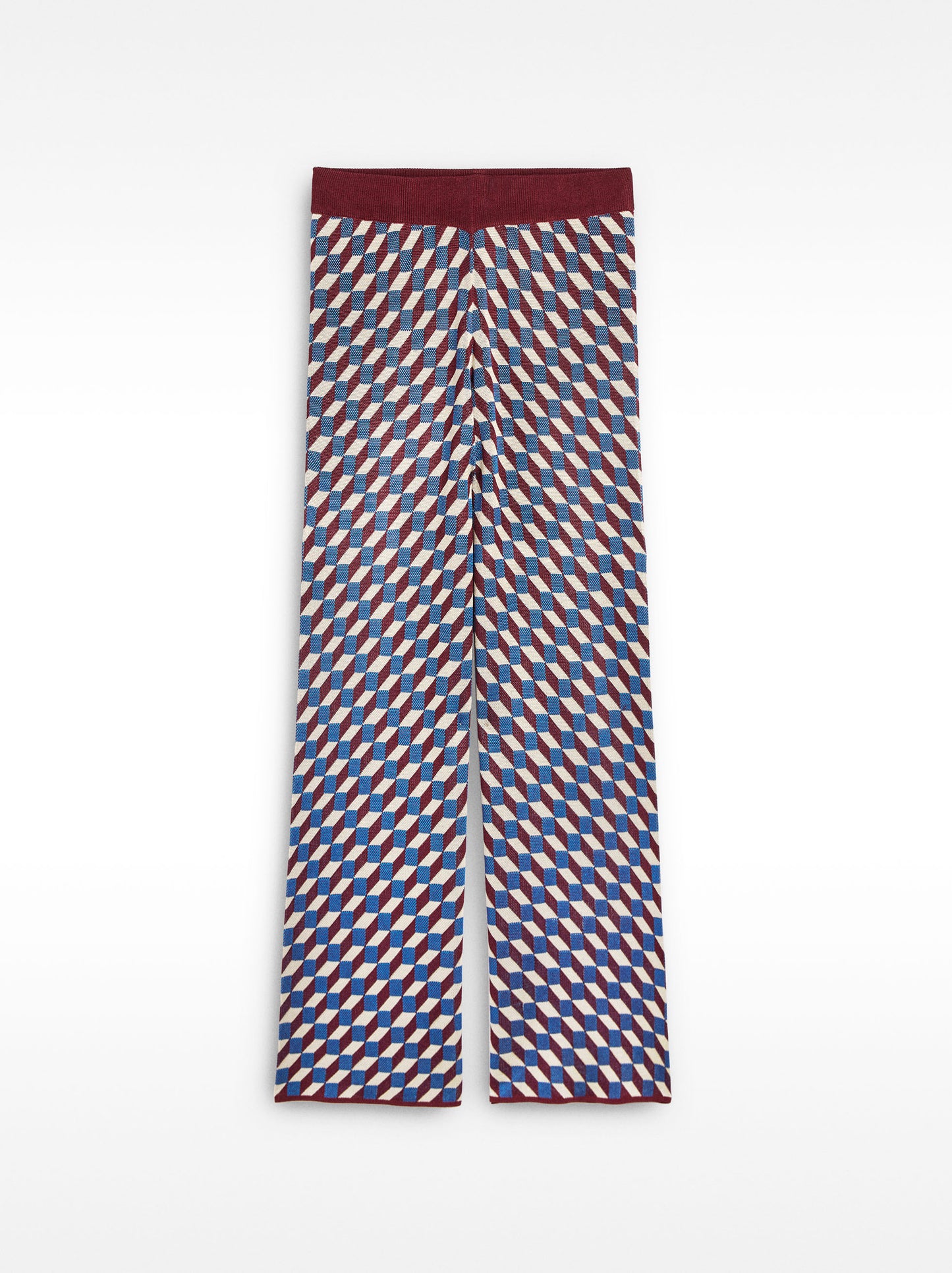 Patterned Knit Pants