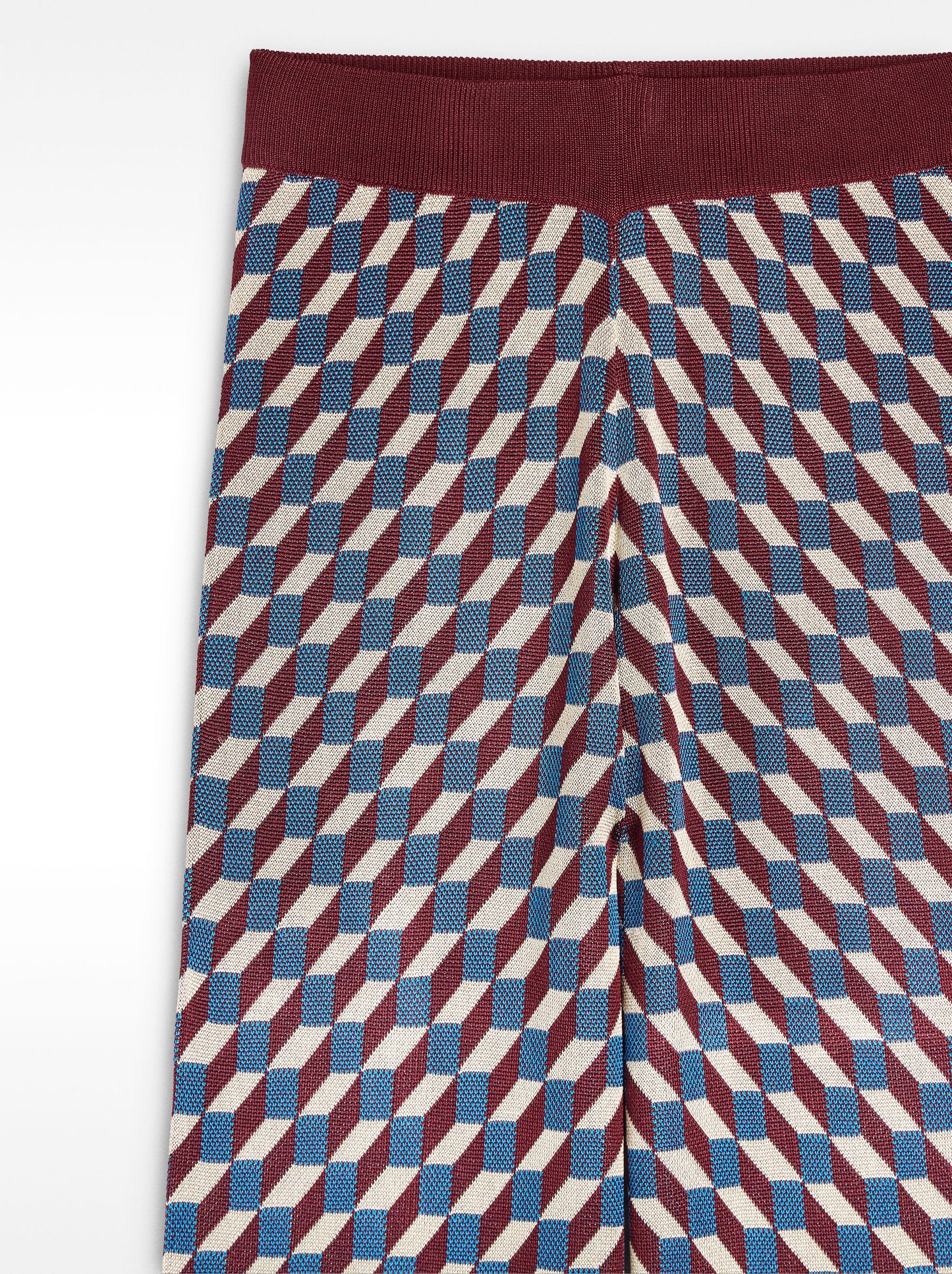 Patterned Knit Pants