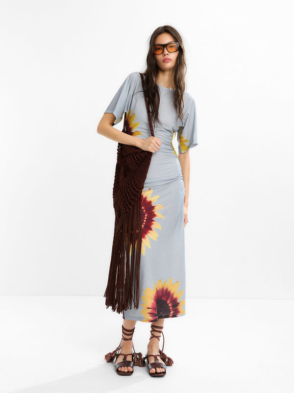Floral Printed Midi Dress